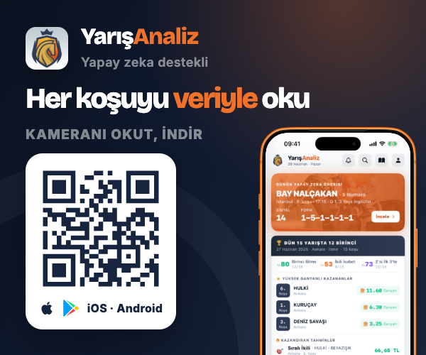 Yarış Analiz: günün yapay zekâ önerisi, hız ve tempo analizleri